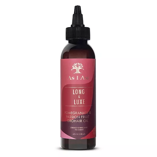 As i am Long & Luxe Pomegranate & Passion Fruit Grohair Oil 4oz