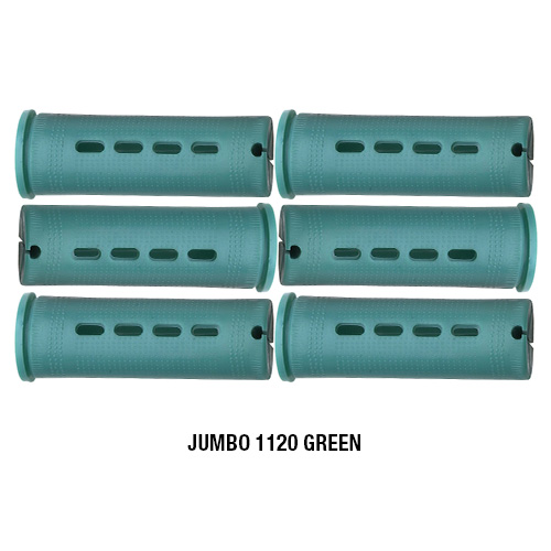 Annie cold waves perm rods GREEN big 6pcs