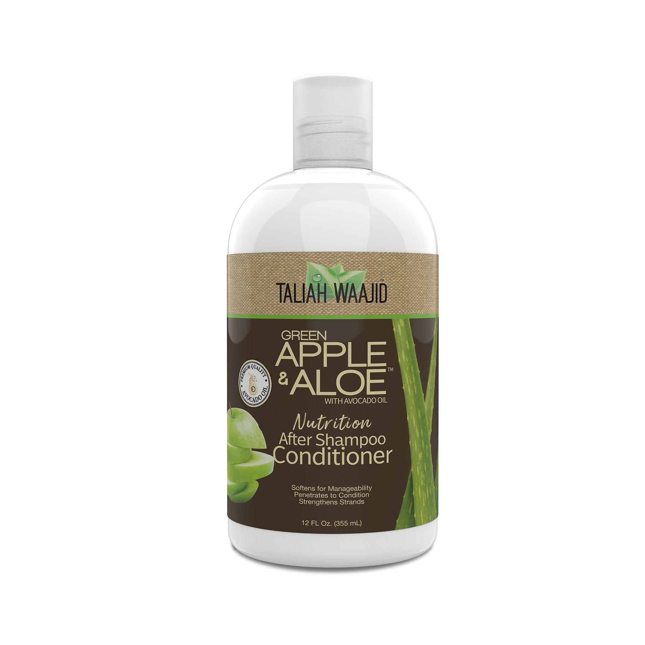 Taliah waajid Green Apple And Aloe Nutrition After Shampoo Conditioner 12oz