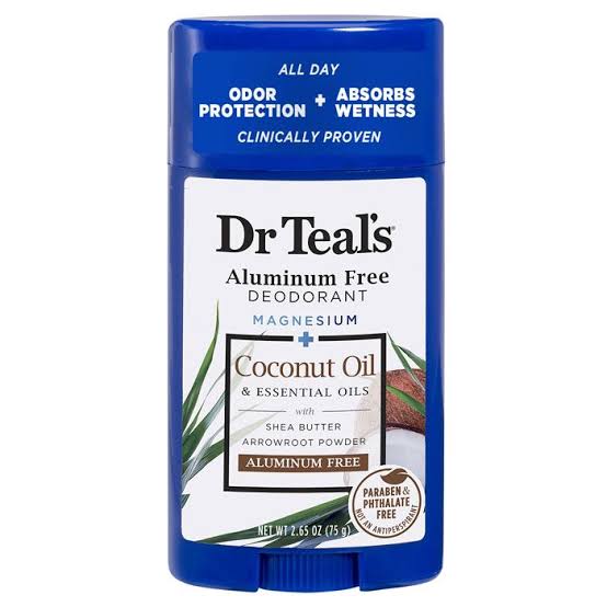 Dr Teal's Aluminum Free Deodorant, Rose & Milk, 2.65oz