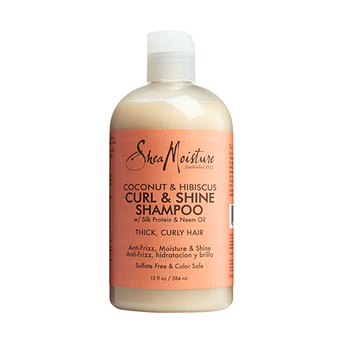 Shea Moisture coconut and Hibiscus curl and shine Shampoo