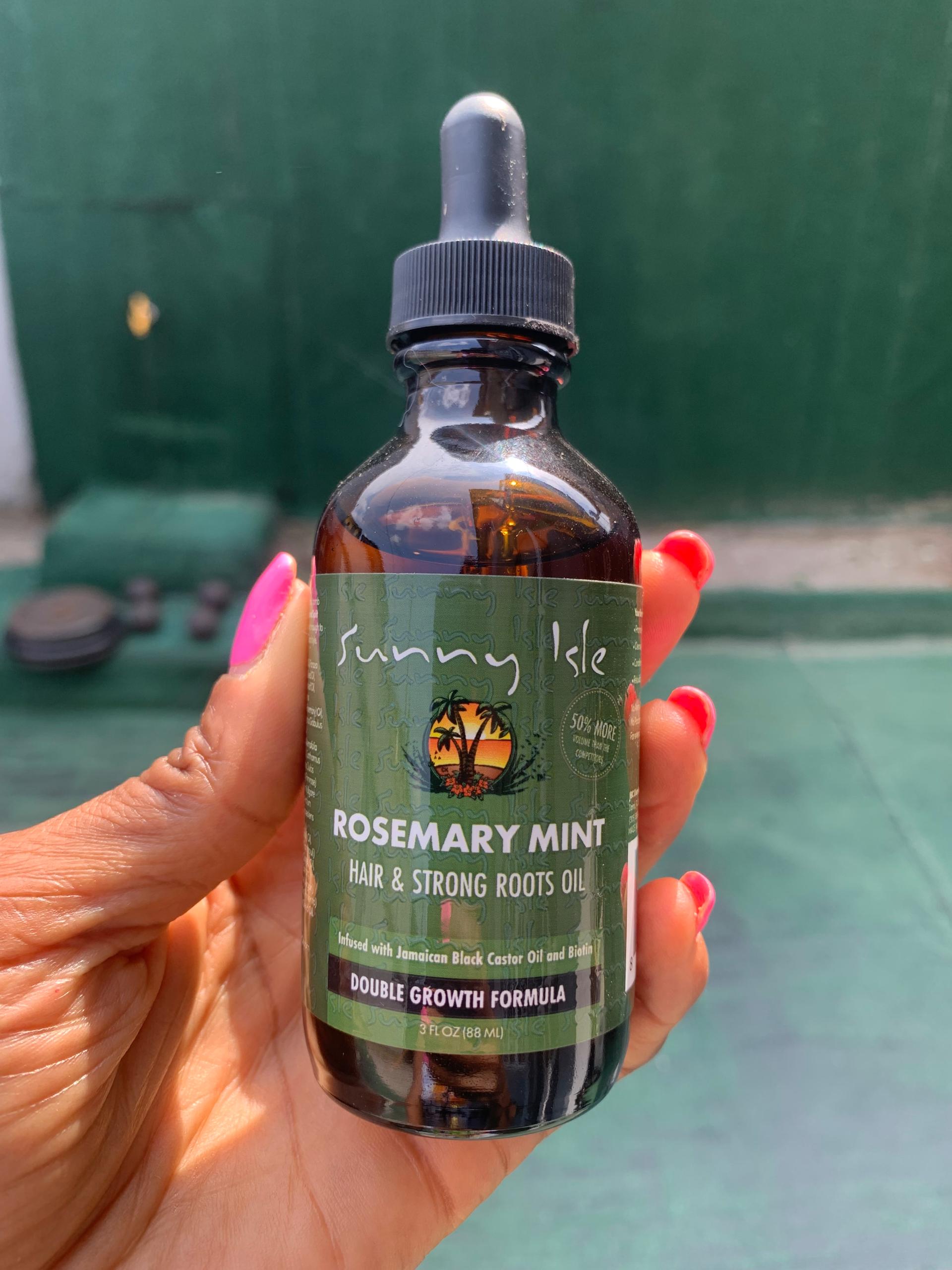 Sunny Isle Rosemary Mint Hair and Strong Roots Oil 3oz