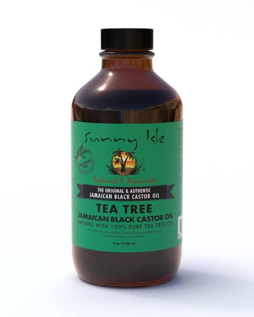 Sunny Isle Tea tree Jamaican black Castor oil 4Oz